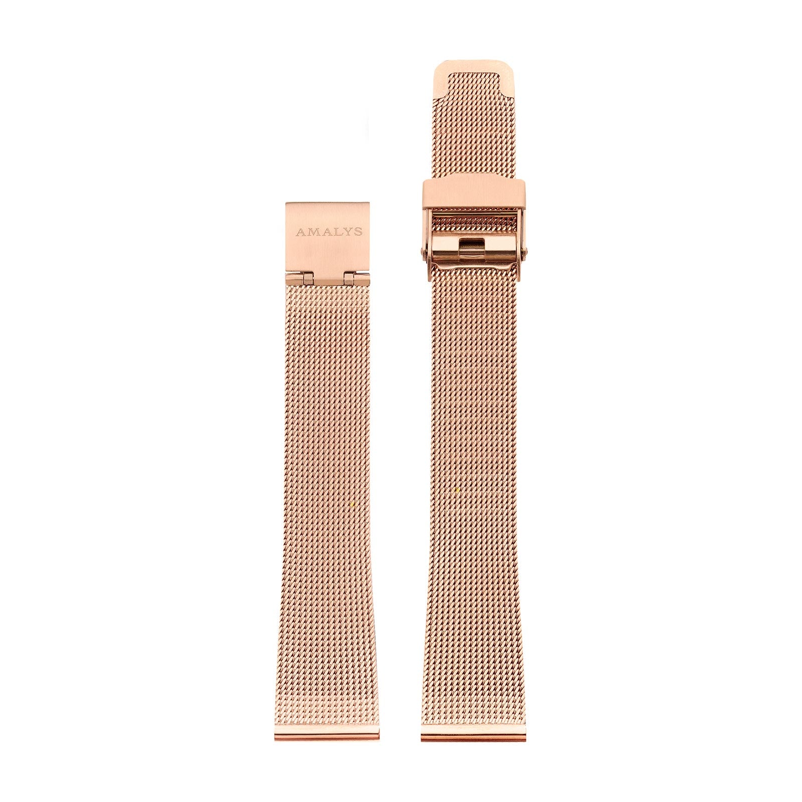 Rose Gold Mesh Strap / 16mm