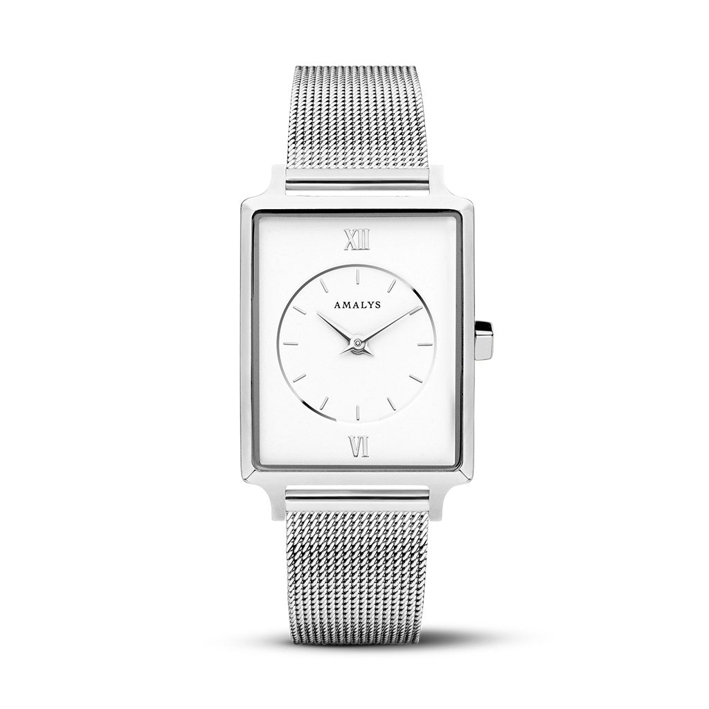 Silver Mesh Strap / 14mm