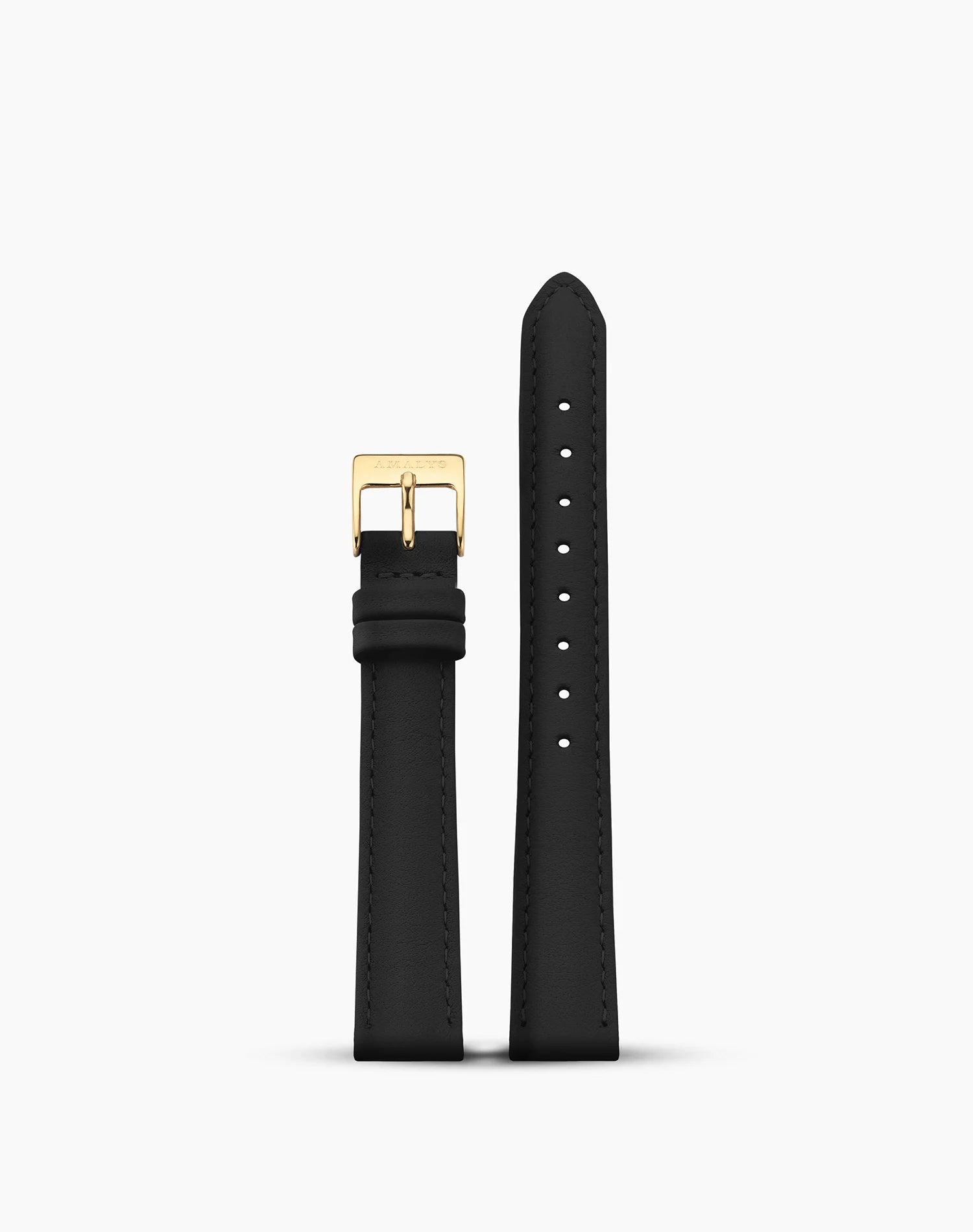 Cuir Noir – 14mm (or)