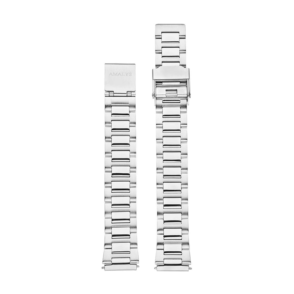 Silver Steel Link Strap / 16mm