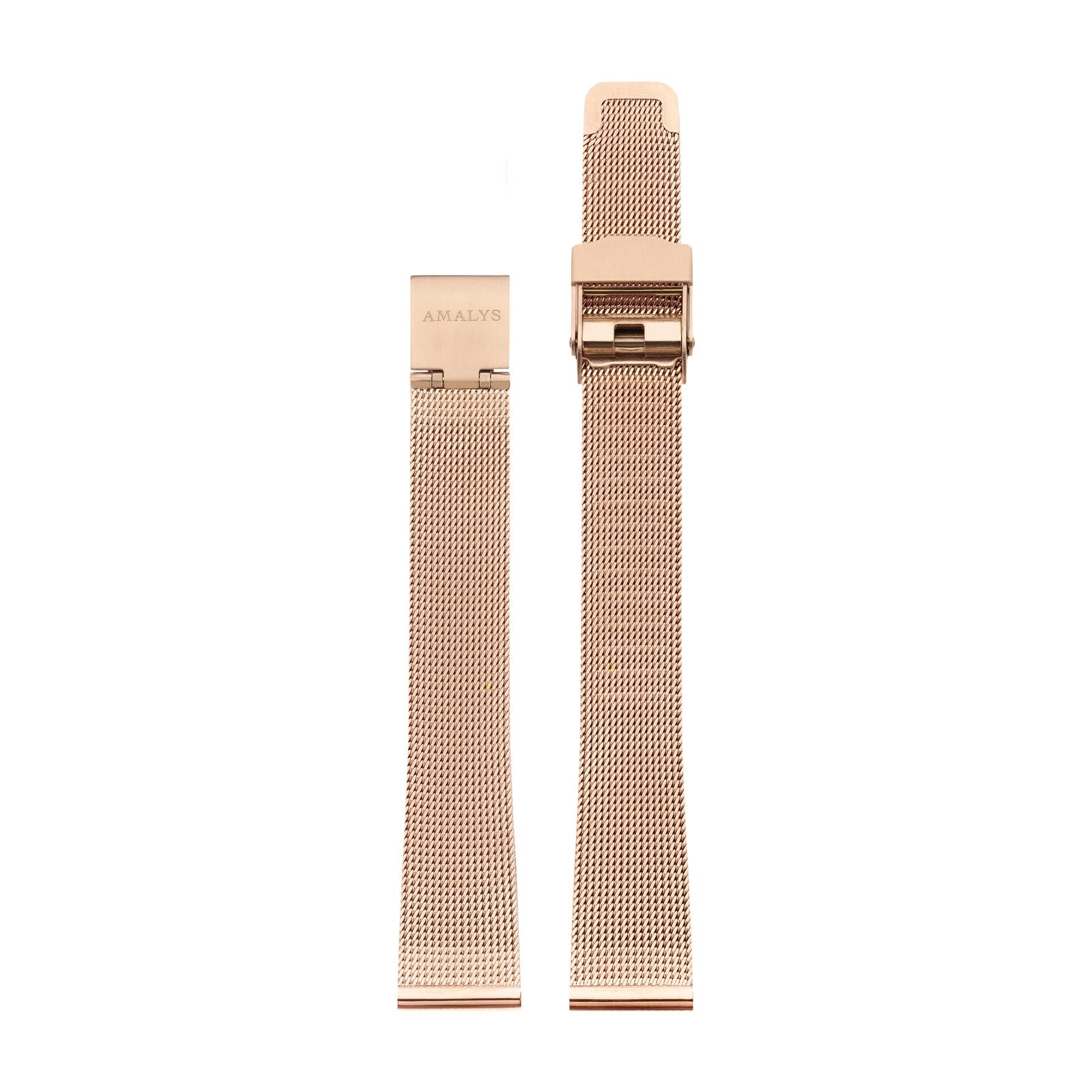 Rose Gold Mesh Strap / 14mm