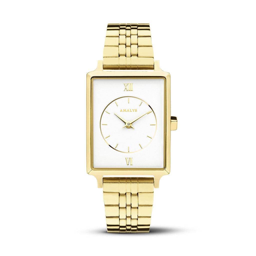 Gold Steel Link Strap / 14mm
