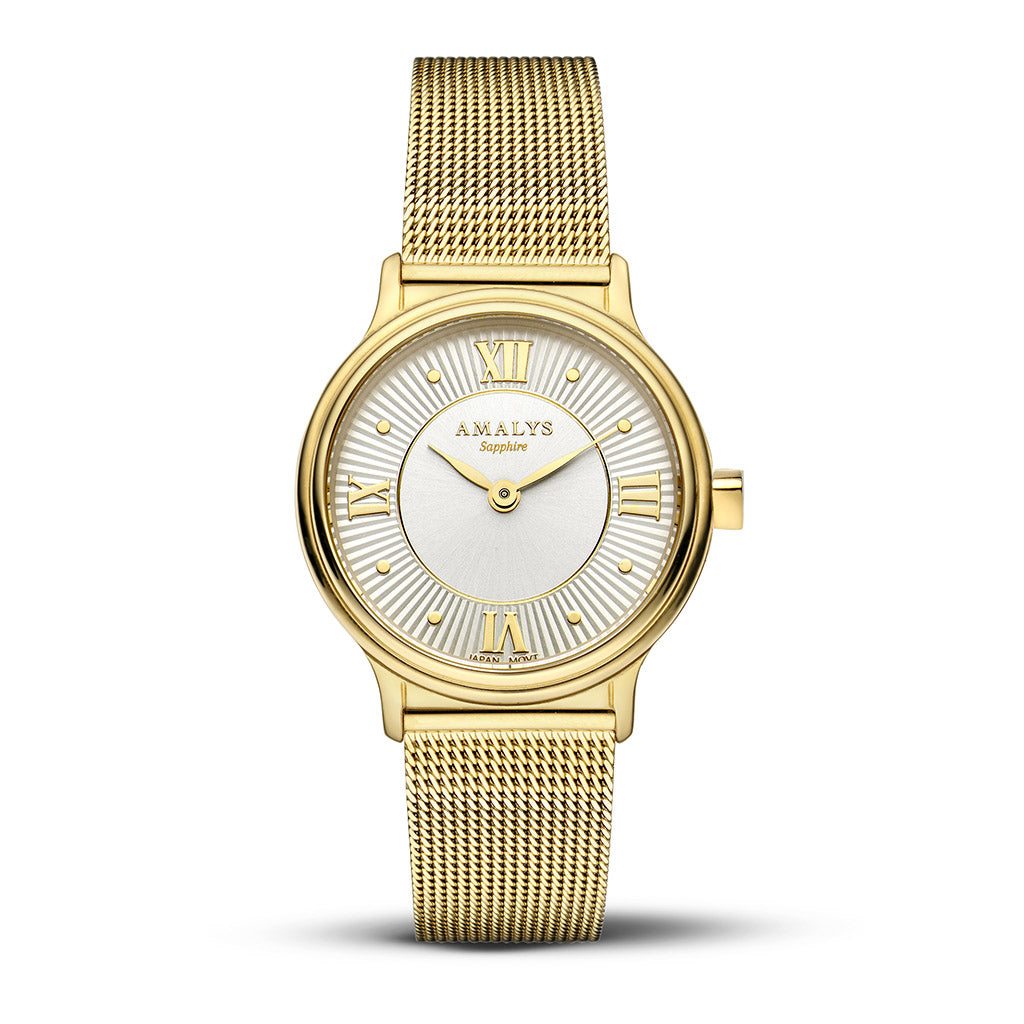Gold Mesh Strap / 14mm