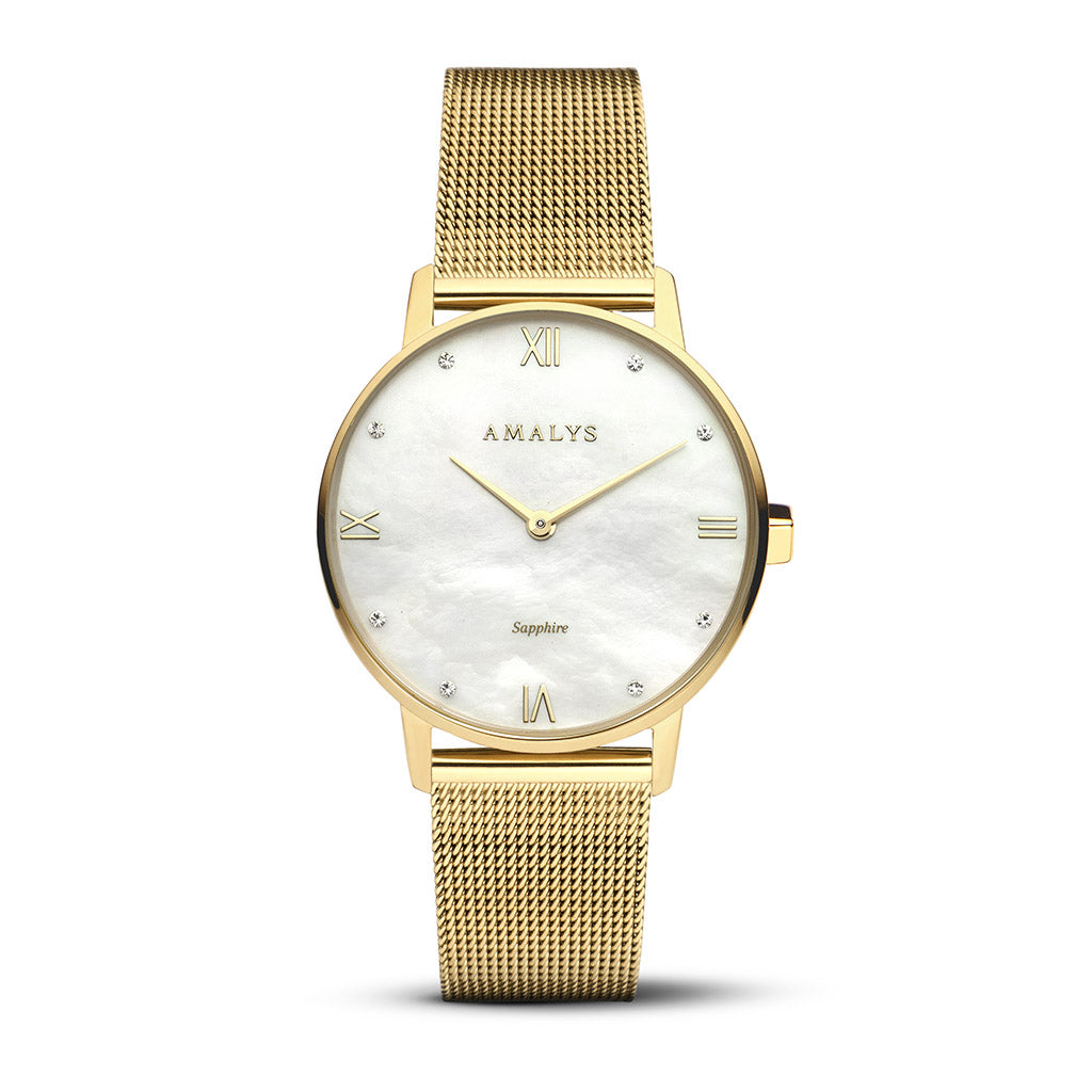 Gold Mesh Strap / 16mm