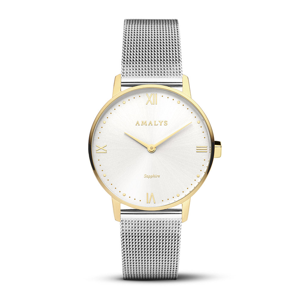 Silver Mesh Strap / 16mm