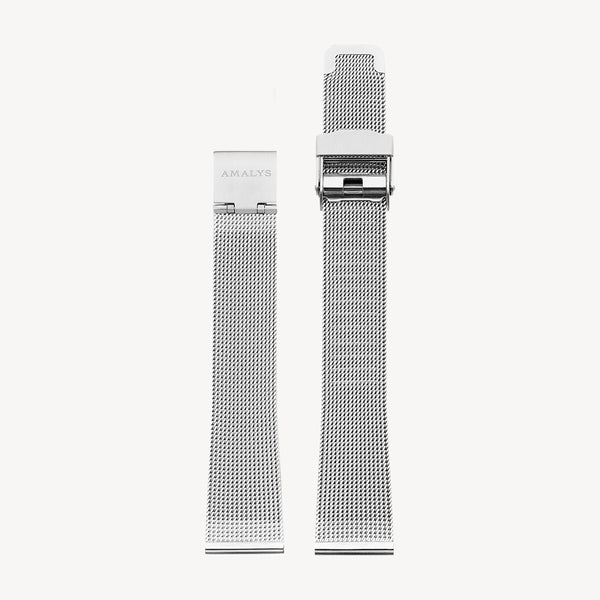 Silver Mesh Strap / 16mm