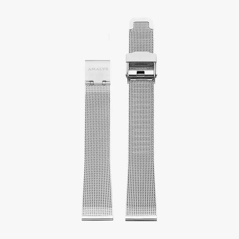 Silver Mesh Strap / 16mm