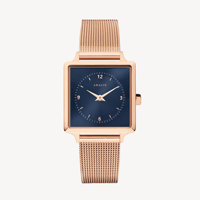 Rose Gold Mesh Strap / 14mm