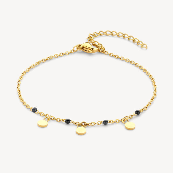Gold jewelry bracelet